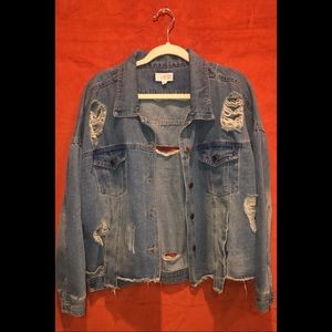 Distressed Denim Jacket